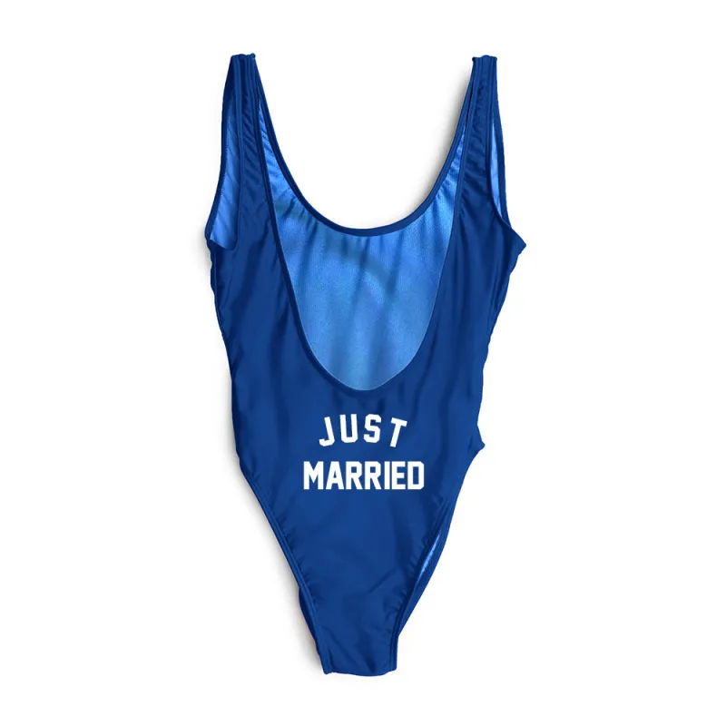 JUST MARRIED // BUTT PRINT [SWIMSUIT] sold by PRIVATE PARTY