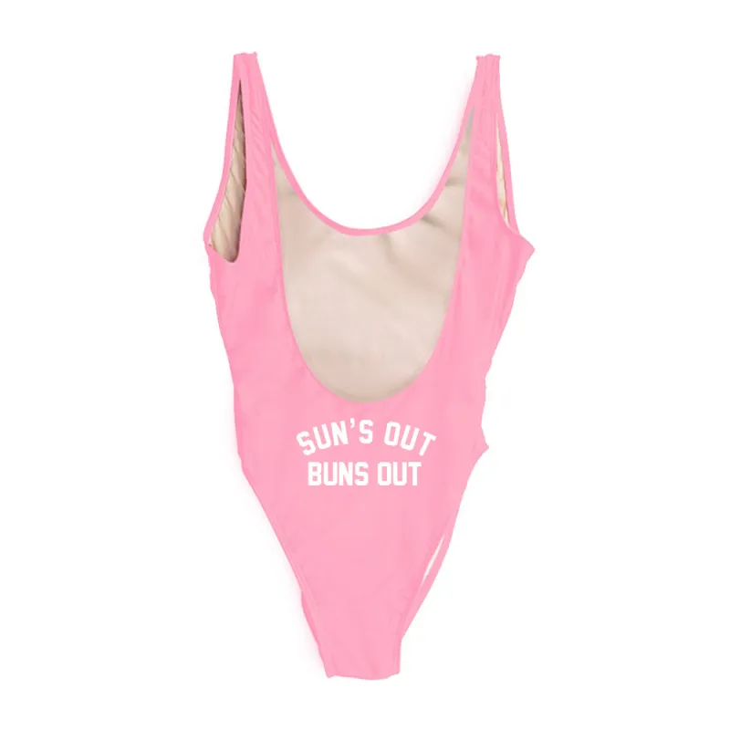 SUN'S OUT BUNS OUT // BUTT PRINT [SWIMSUIT] made by PRIVATE PARTY
