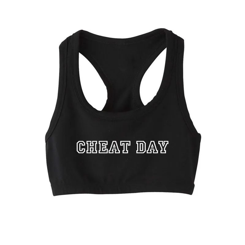 CHEAT DAY [SPORTS BRA] sold by PRIVATE PARTY