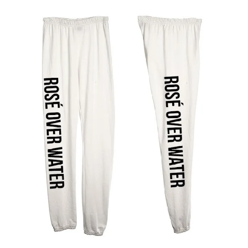 ROSÉ OVER WATER [WOMEN'S SWEATPANTS] sold by PRIVATE PARTY