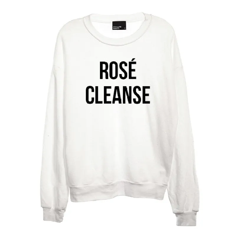 ROSÉ CLEANSE [UNISEX CREWNECK SWEATSHIRT] sold by PRIVATE PARTY