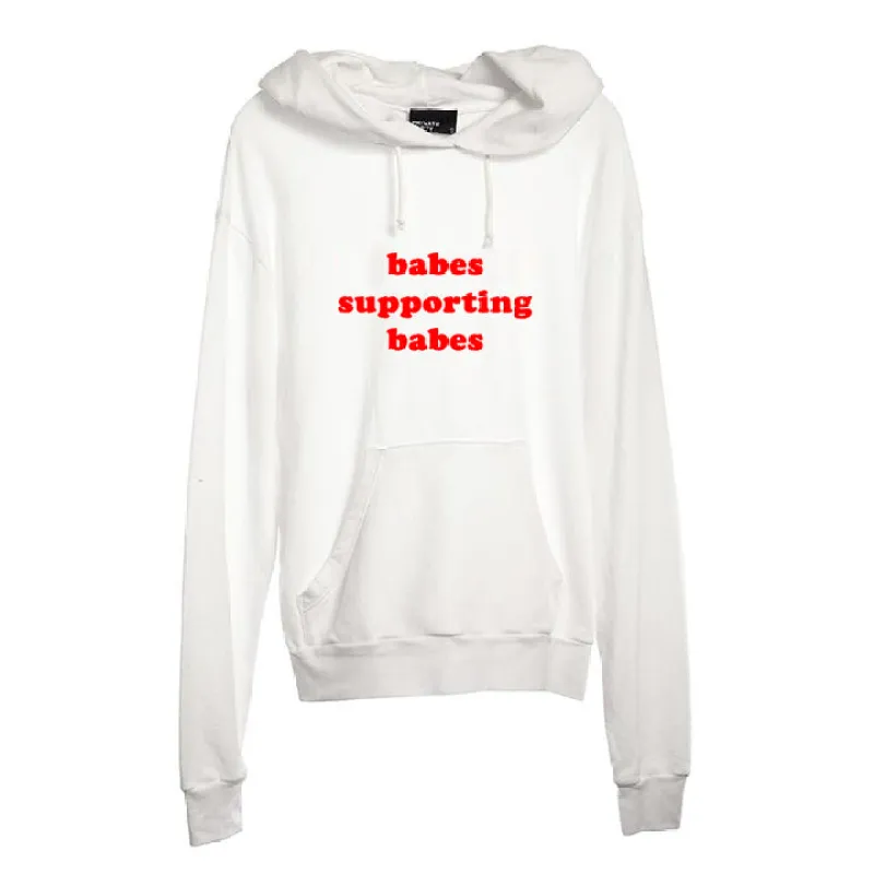 BABES SUPPORTING BABES [UNISEX HOODIE] sold by PRIVATE PARTY