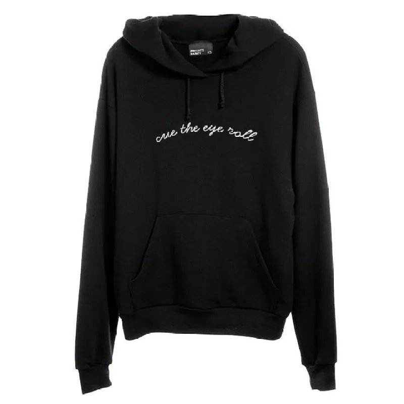 CUE THE EYE ROLL [UNISEX HOODIE] sold by PRIVATE PARTY