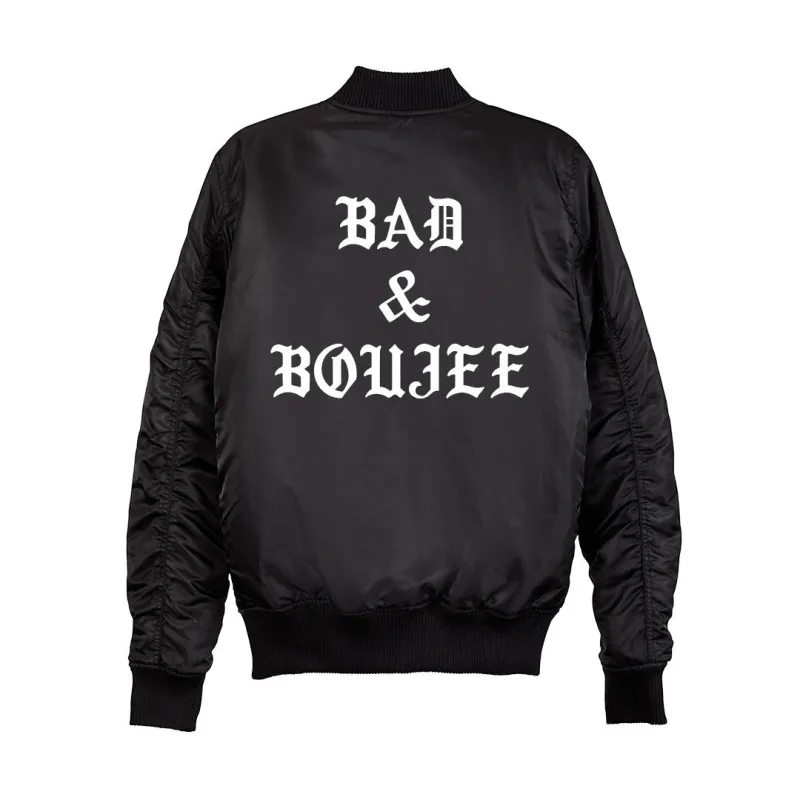 BAD & BOUJEE BOMBER [UNISEX] sold by PRIVATE PARTY