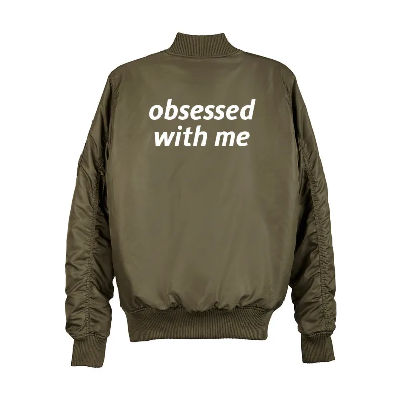 OBSESSED WITH ME BOMBER [UNISEX] sold by PRIVATE PARTY
