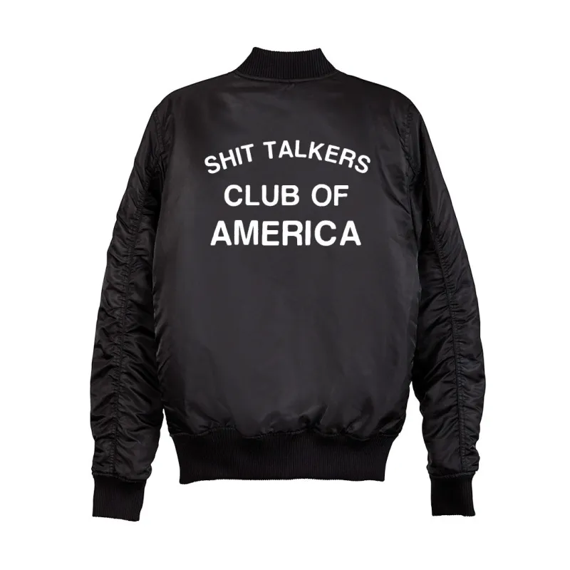 SHIT TALKERS CLUB OF AMERICA BOMBER [UNISEX] sold by PRIVATE PARTY