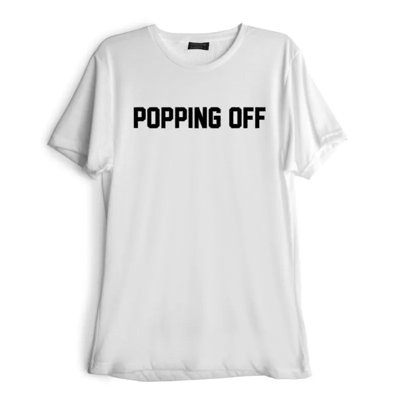 POPPING OFF [TEE] made by PRIVATE PARTY