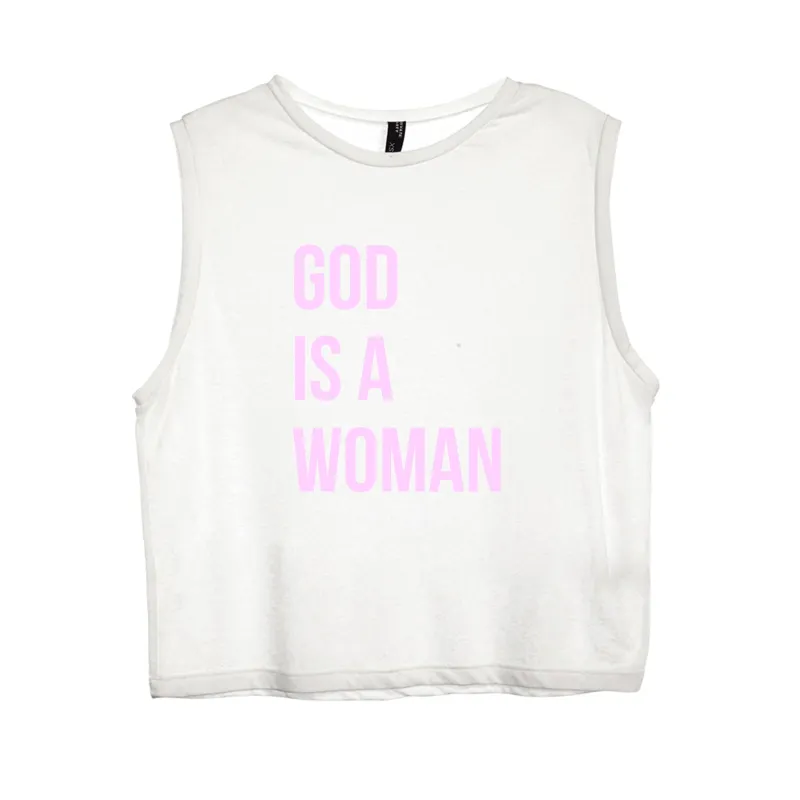 GOD IS A WOMAN [WOMEN'S MUSCLE TANK] sold by PRIVATE PARTY