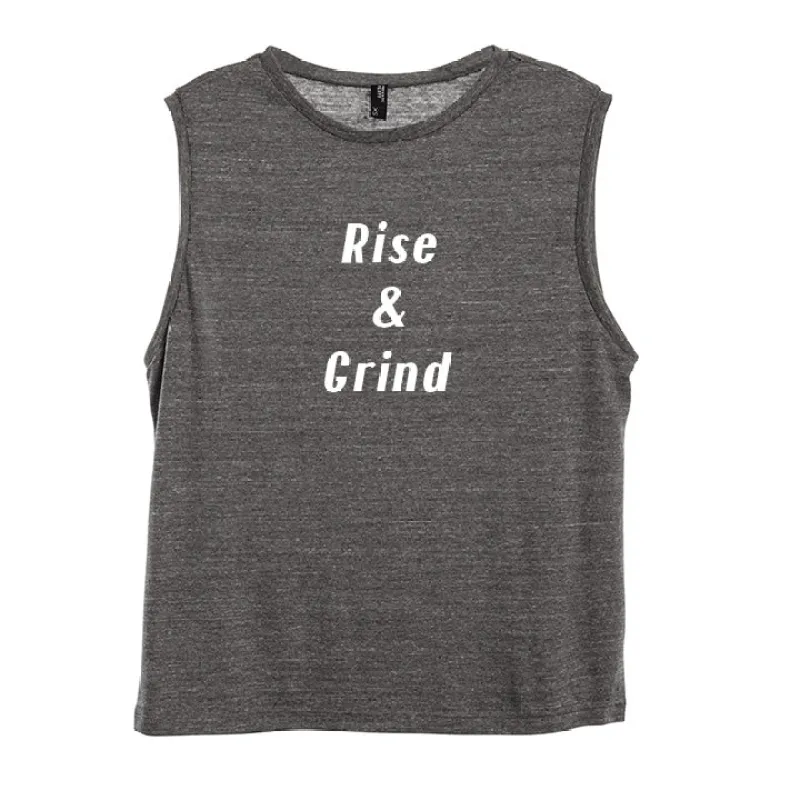RISE & GRIND [WOMEN'S MUSCLE TANK] sold by PRIVATE PARTY