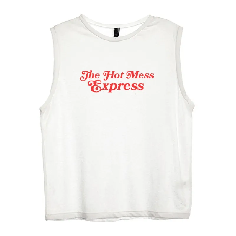 THE HOT MESS EXPRESS [WOMEN'S MUSCLE TANK] sold by PRIVATE PARTY