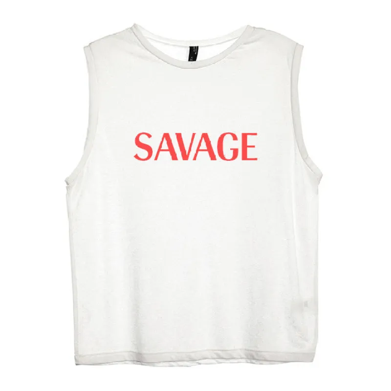 SAVAGE [WOMEN'S MUSCLE TANK] sold by PRIVATE PARTY