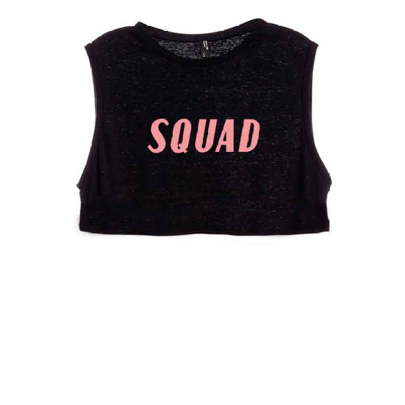 SQUAD [ WOMEN'S CROP TANK] sold by PRIVATE PARTY