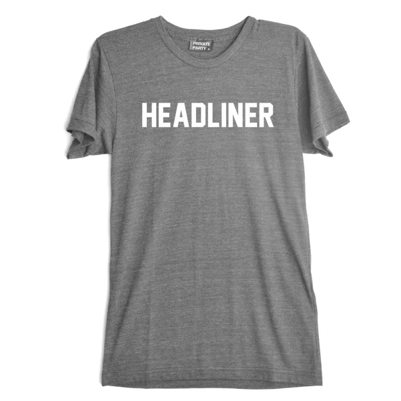 HEADLINER [TEE] made by PRIVATE PARTY
