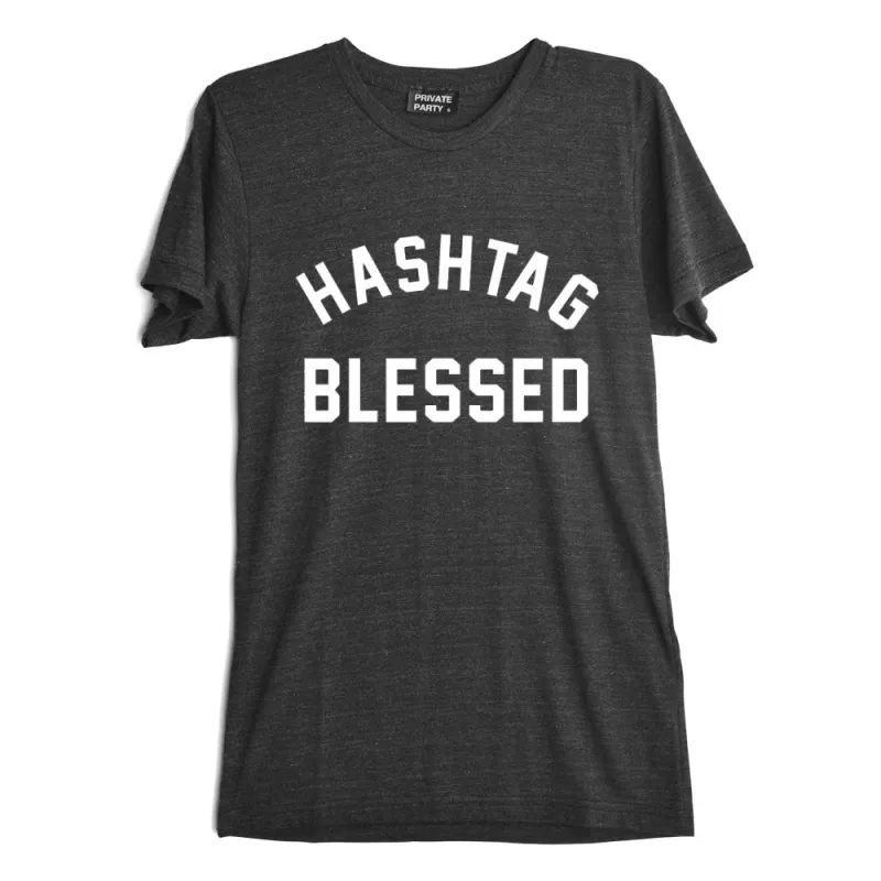 HASHTAG BLESSED [TEE] sold by PRIVATE PARTY