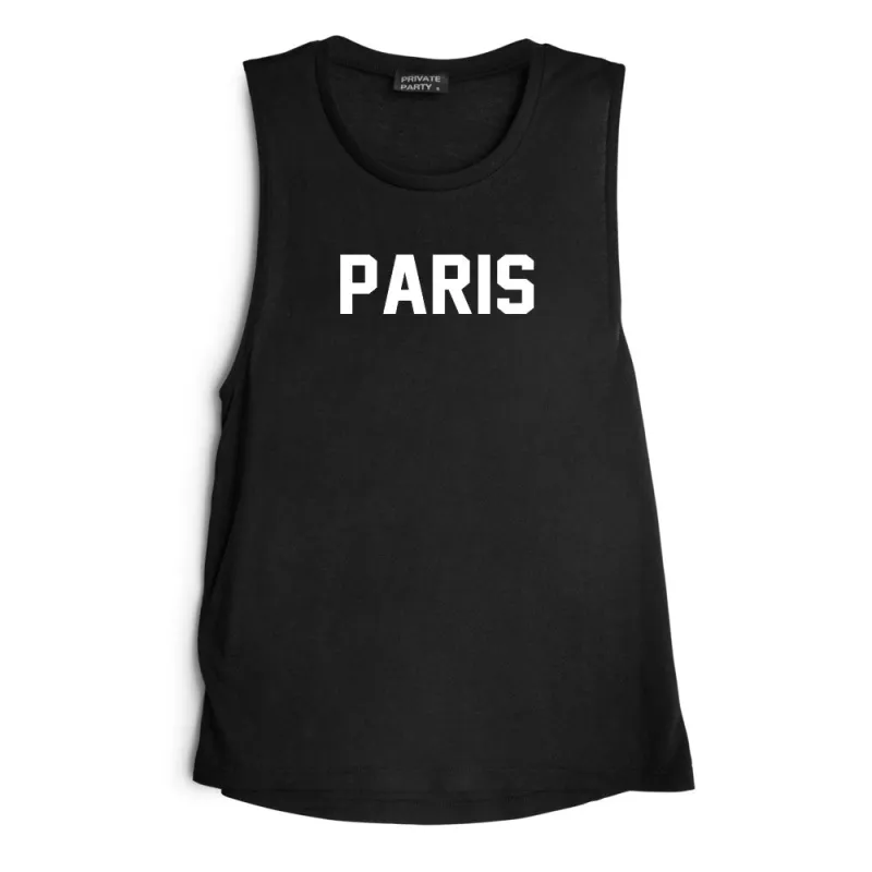 PARIS [MUSCLE TANK] sold by PRIVATE PARTY