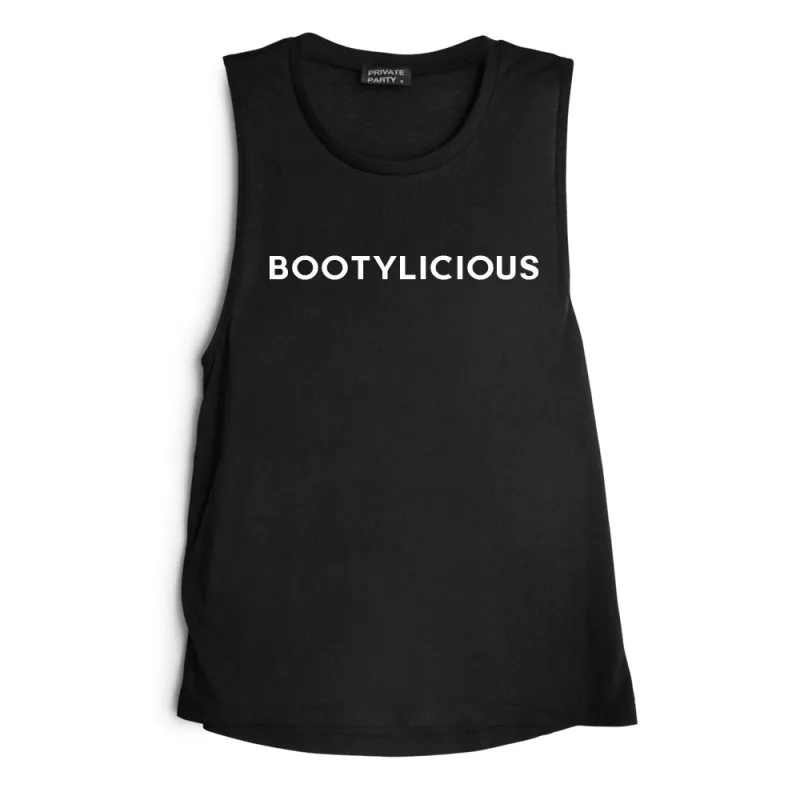 BOOTYLICIOUS [MUSCLE TANK] sold by PRIVATE PARTY