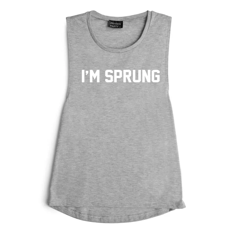 I'M SPRUNG [MUSCLE TANK] sold by PRIVATE PARTY