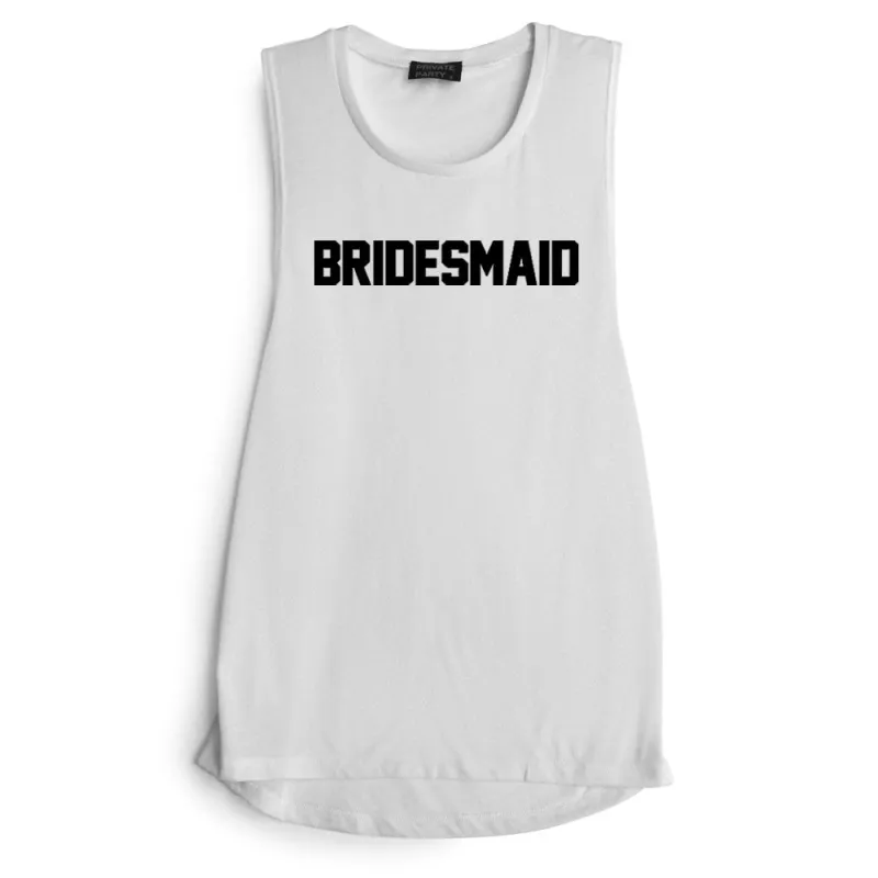 BRIDESMAID [MUSCLE TANK] sold by PRIVATE PARTY