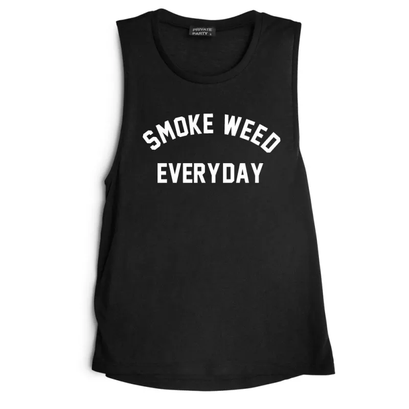 SMOKE WEED EVERYDAY [MUSCLE TANK] sold by PRIVATE PARTY