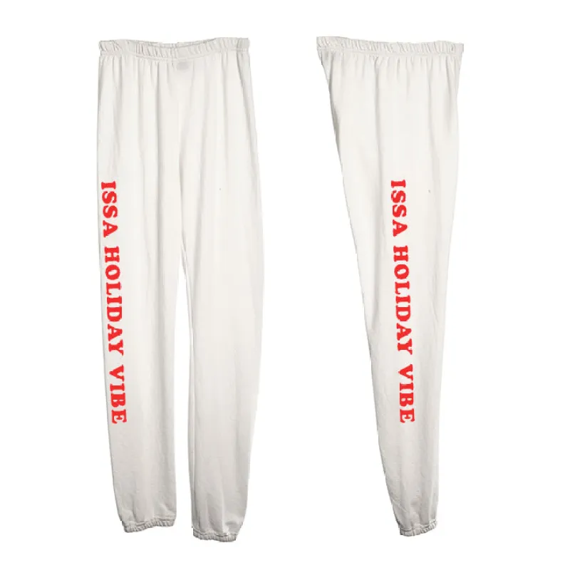 ISSA HOLIDAY VIBE [WOMEN'S SWEATPANTS] sold by PRIVATE PARTY