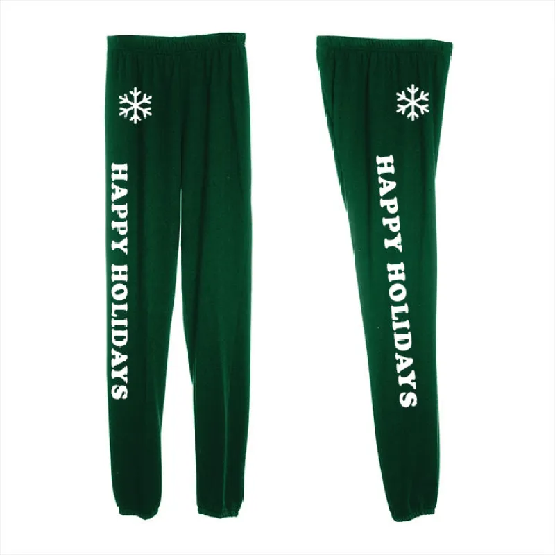 HAPPY HOLIDAYS [WOMEN'S SWEATPANTS] sold by PRIVATE PARTY