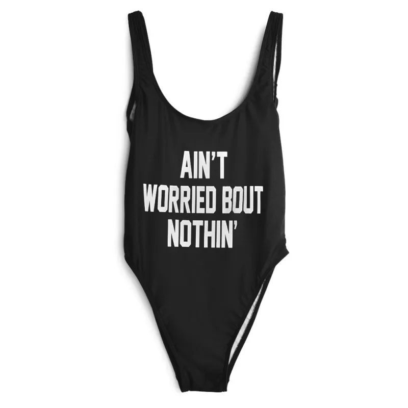 AIN'T WORRIED BOUT NOTHIN' [SWIMSUIT] sold by PRIVATE PARTY