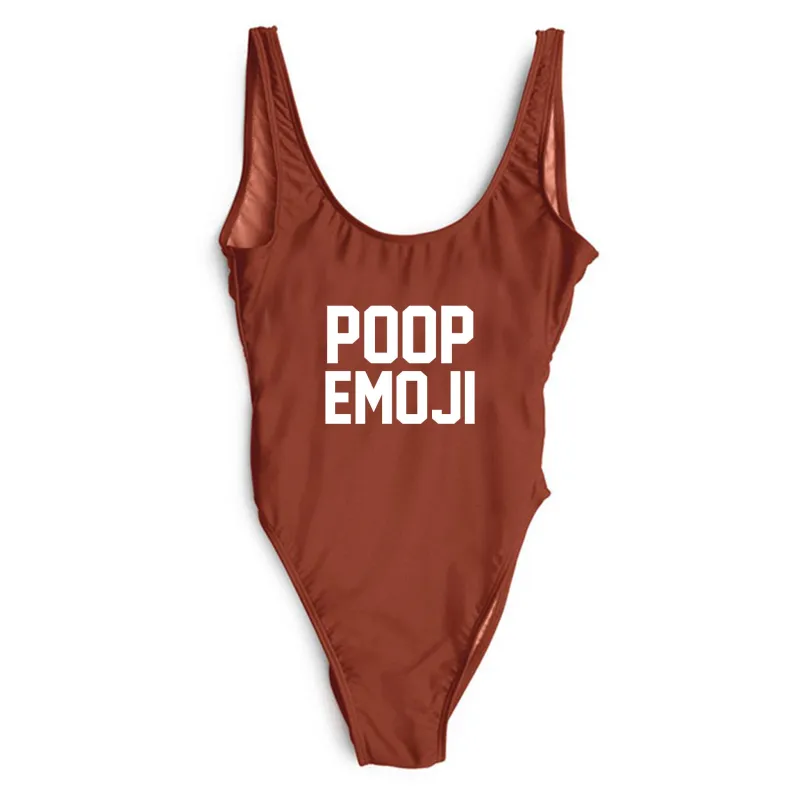 POOP EMOJI  [SWIMSUIT] sold by PRIVATE PARTY