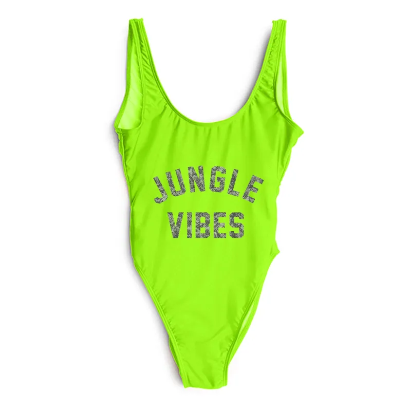 JUNGLE VIBES W/ SNAKESKIN TEXT [SWIMSUIT] sold by PRIVATE PARTY