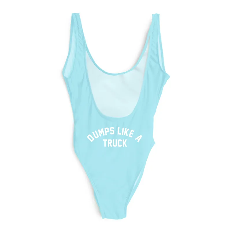 DUMPS LIKE A TRUCK // BUTT PRINT [SWIMSUIT] sold by PRIVATE PARTY