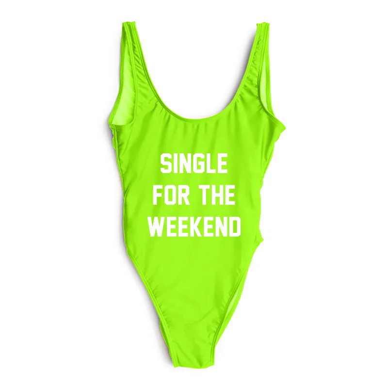 SINGLE FOR THE WEEKEND [SWIMSUIT] sold by PRIVATE PARTY