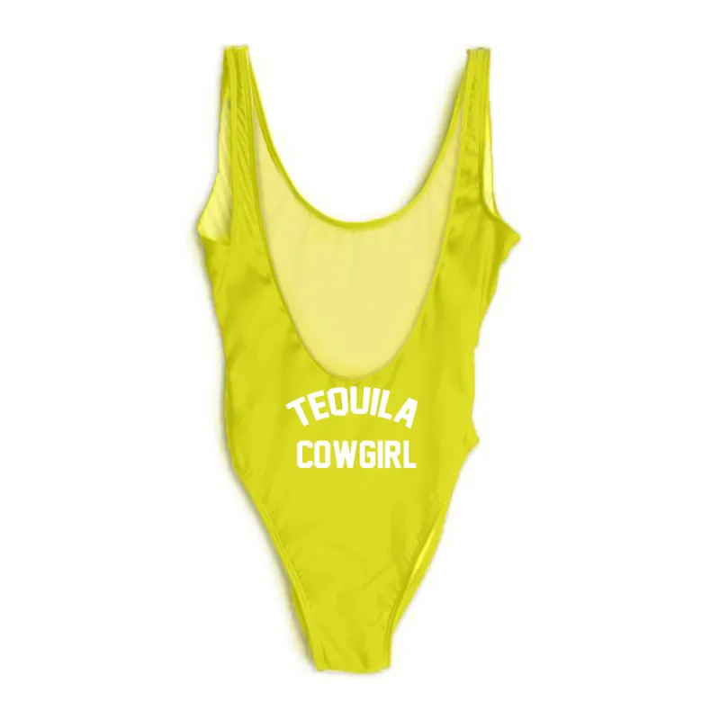 TEQUILA COWGIRL // BACKSIDE PRNT [SWIMSUIT] sold by PRIVATE PARTY