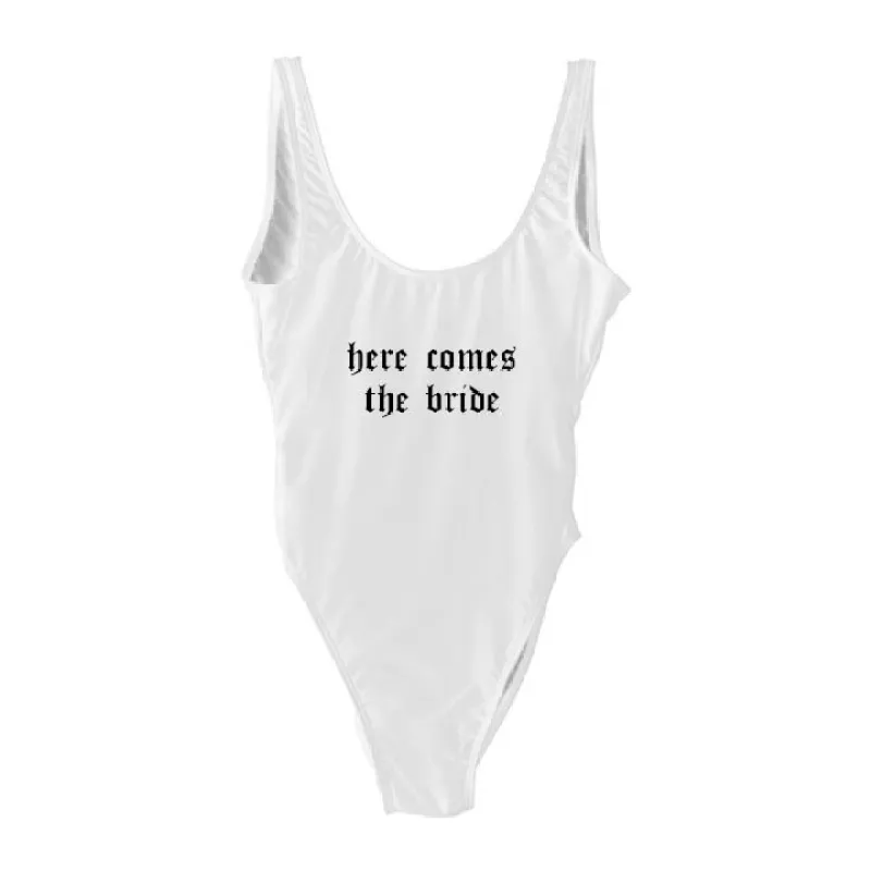 HERE COMES THE BRIDE [SWIMSUIT] sold by PRIVATE PARTY