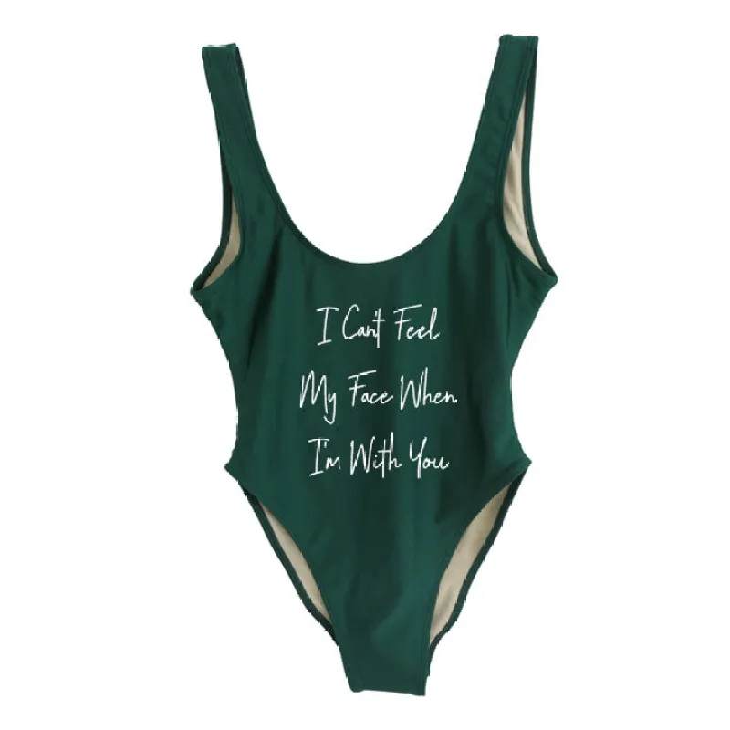 I CAN'T FEEL MY FACE WHEN I'M WITH YOU [SWIMSUIT] sold by PRIVATE PARTY