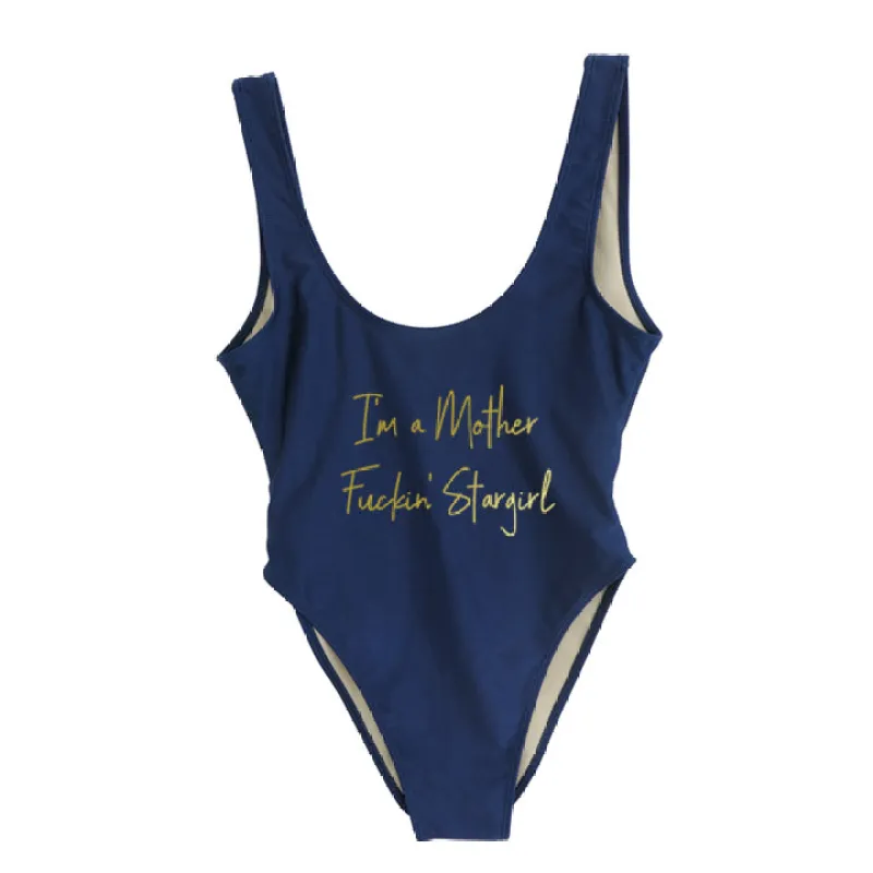 I'M A MOTHER FUCKIN' STARGIRL [SWIMSUIT] sold by PRIVATE PARTY
