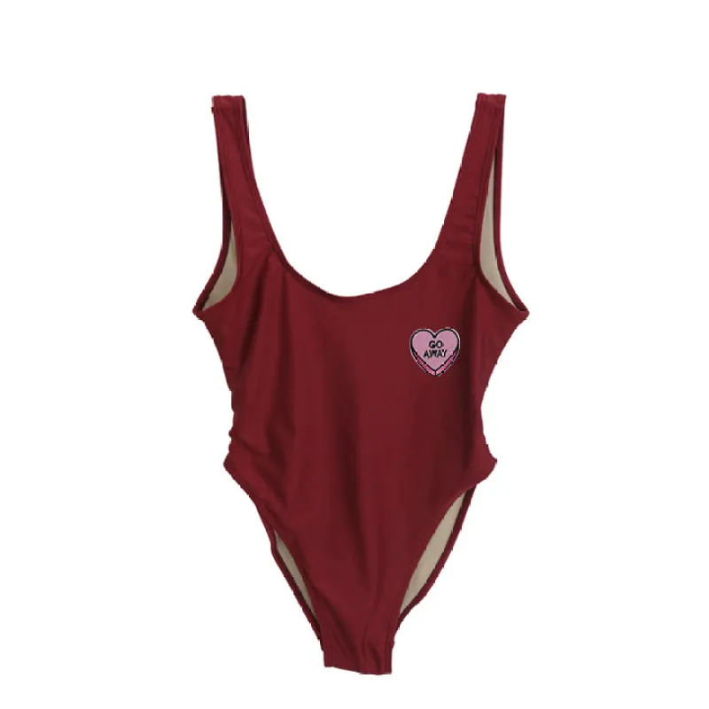 GO AWAY HEART PATCH [SWIMSUIT] sold by PRIVATE PARTY