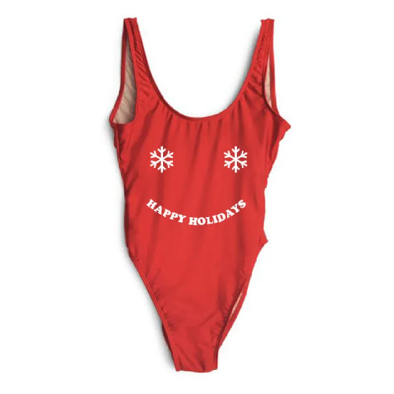 HAPPY HOLIDAYS  [SWIMSUIT] sold by PRIVATE PARTY