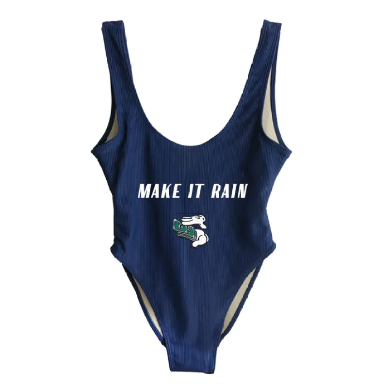 MAKE IT RAIN [SWIMSUIT W/ PATCH] sold by PRIVATE PARTY