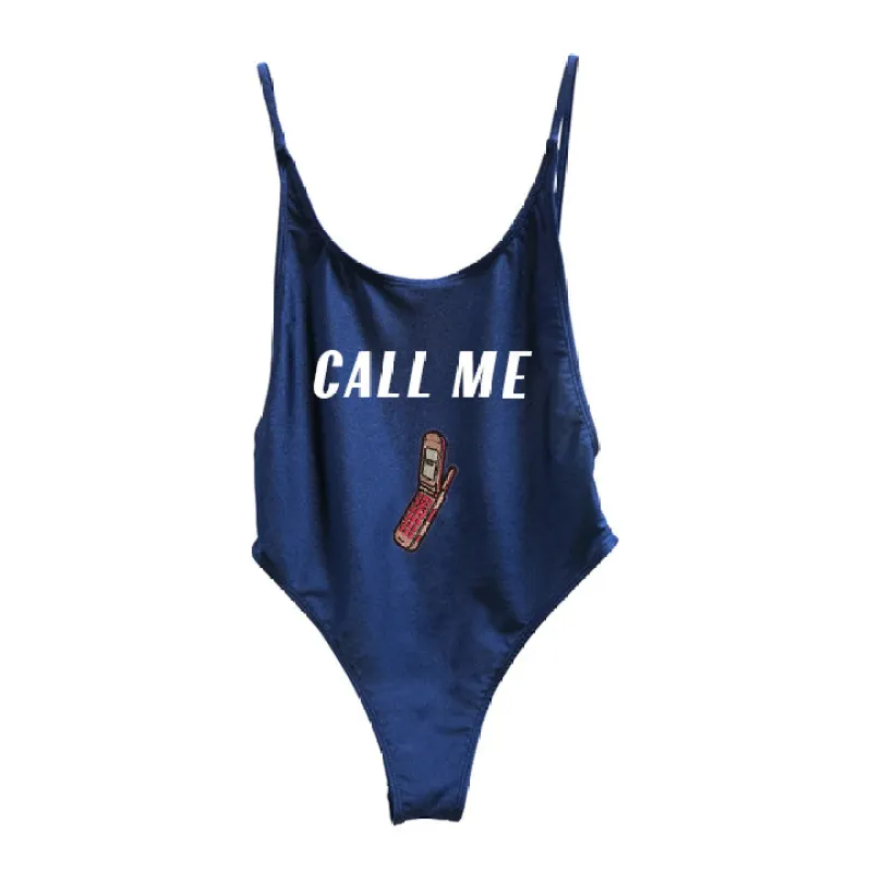CALL ME [BALI SWIMSUIT W/ PHONE PATCH] sold by PRIVATE PARTY