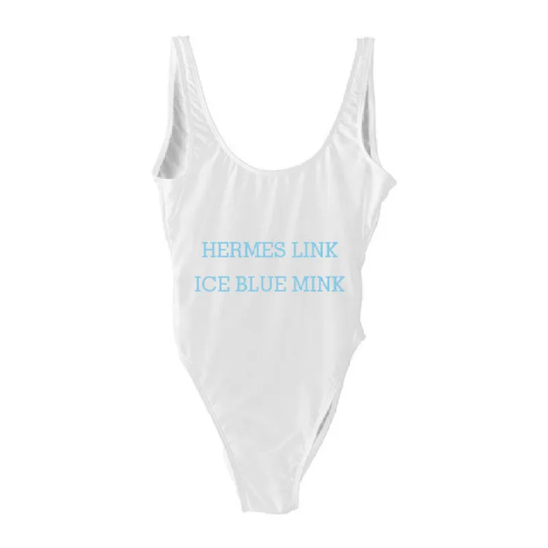 HERMES LINK ICE BLUE MINK [SWIMSUIT] sold by PRIVATE PARTY