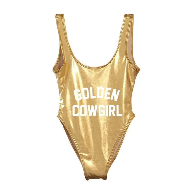 GOLDEN COWGIRL [SWIMSUIT] sold by PRIVATE PARTY