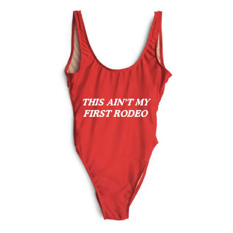 THIS AIN'T MY FIRST RODEO [SWIMSUIT] sold by PRIVATE PARTY