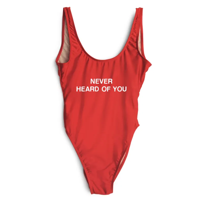 NEVER HEARD OF YOU [SWIMSUIT] sold by PRIVATE PARTY