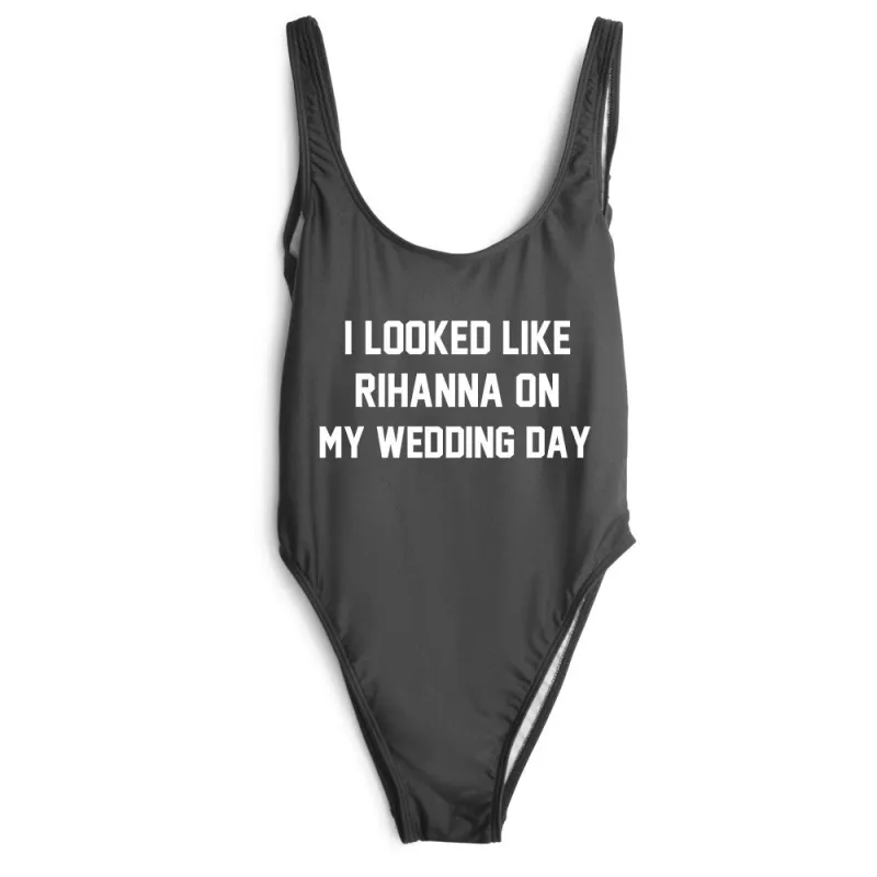 I LOOKED LIKE RIHANNA ON MY WEDDING DAY [SWIMSUIT] sold by PRIVATE PARTY