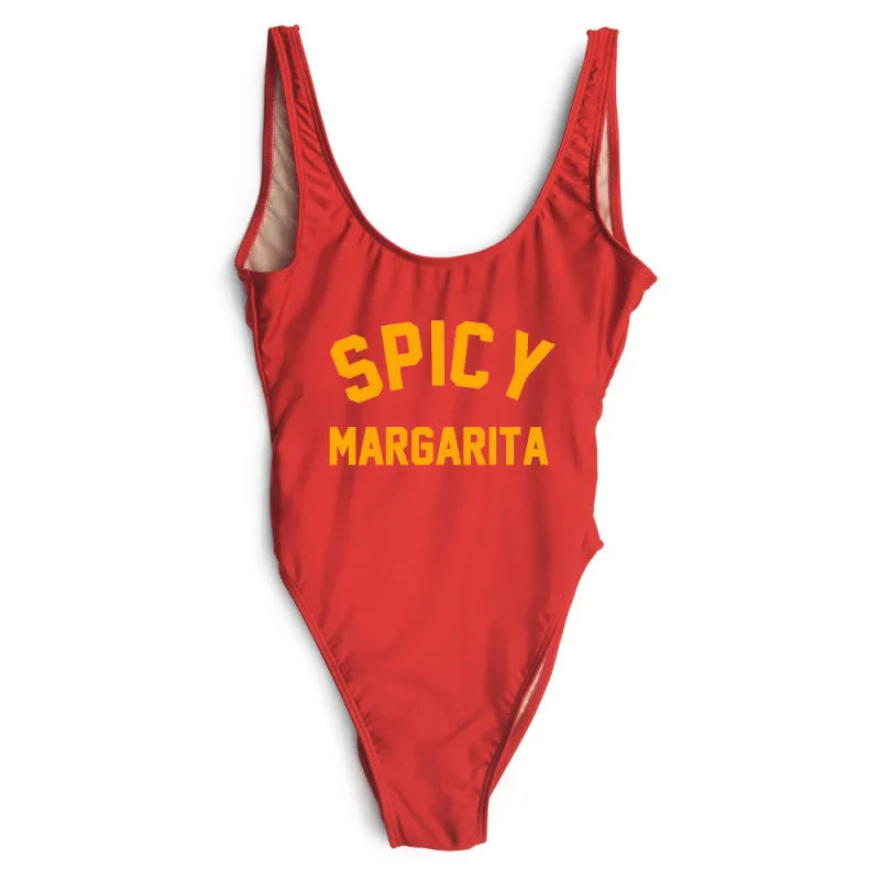 SPICY MARGARITA [SWIMSUIT // ORANGE TEXT] sold by PRIVATE PARTY