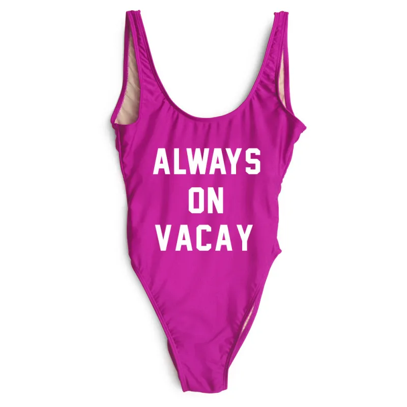 ALWAYS ON VACAY [SWIMSUIT] sold by PRIVATE PARTY