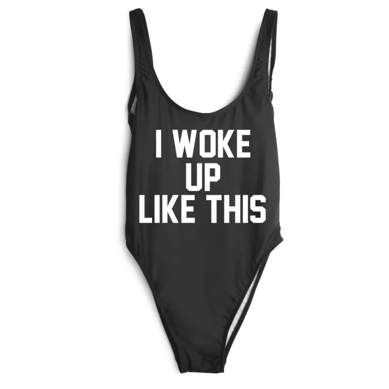 ￼I WOKE UP LIKE THIS [SWIMSUIT] sold by PRIVATE PARTY