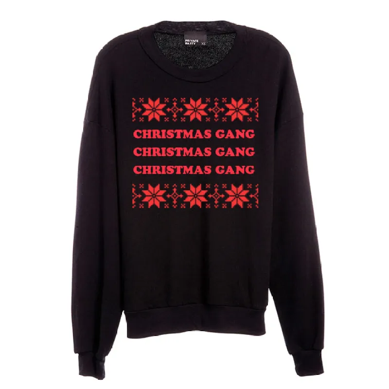 CHRISTMAS GANG CHRISTMAS GANG CHRISTMAS GANG [UNISEX CREWNECK SWEATSHIRT] sold by PRIVATE PARTY