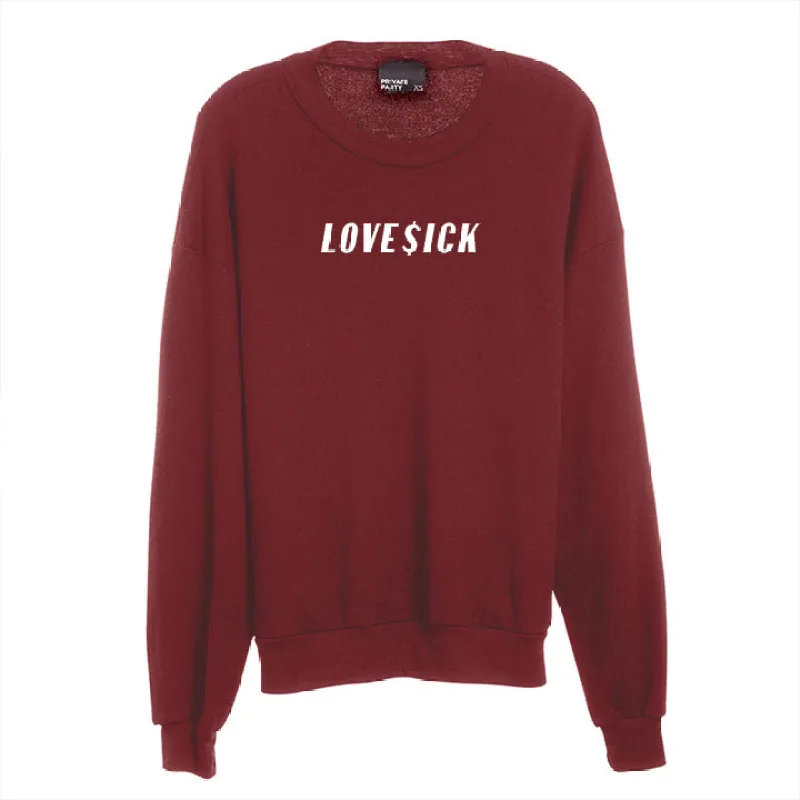 LOVE$ICK [UNISEX CREWNECK SWEATSHIRT] sold by PRIVATE PARTY