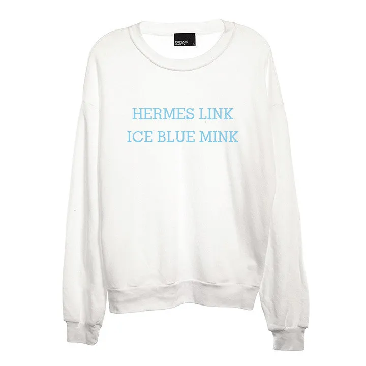 HERMES LINK ICE BLUE MINK sold by PRIVATE PARTY