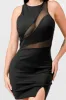 LUXE SUPER STRECTH NYLON SEE-THRU SHEER MINI DRESS sold by privy